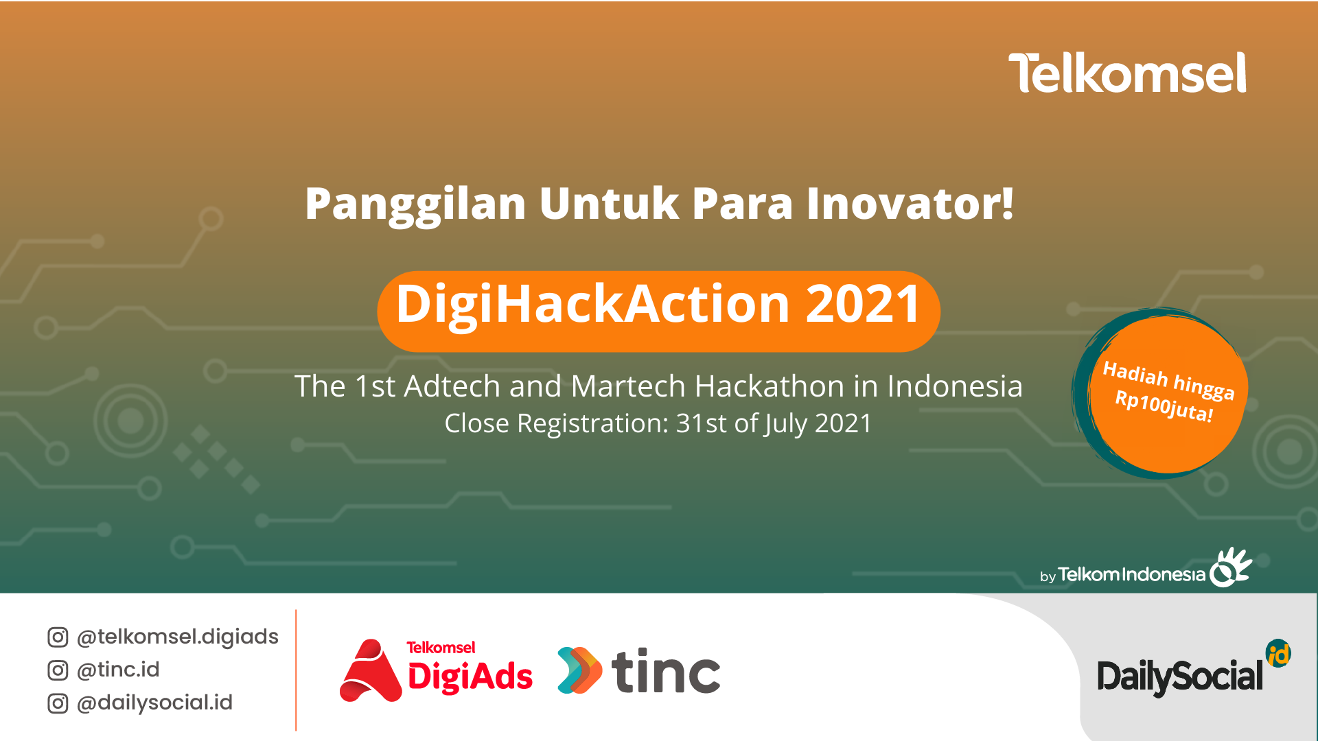 Dukung Kemajuan AdTech dan Martech Indonesia, Telkomsel Adakan Digihackaction