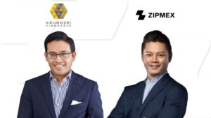 Managing Director Krungsri Finnovate Sam Tanskul dan CEO dan Co-Founder Zipmex Marcus Lim / Zipmex