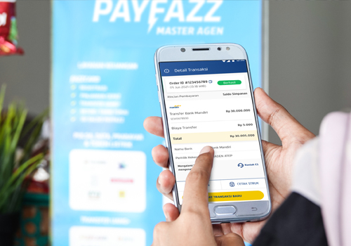 Tampilan aplikasi Payfazz Master Agen / PAYFAZZ