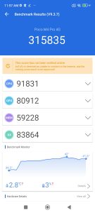 AnTutu Poco M4 Pro