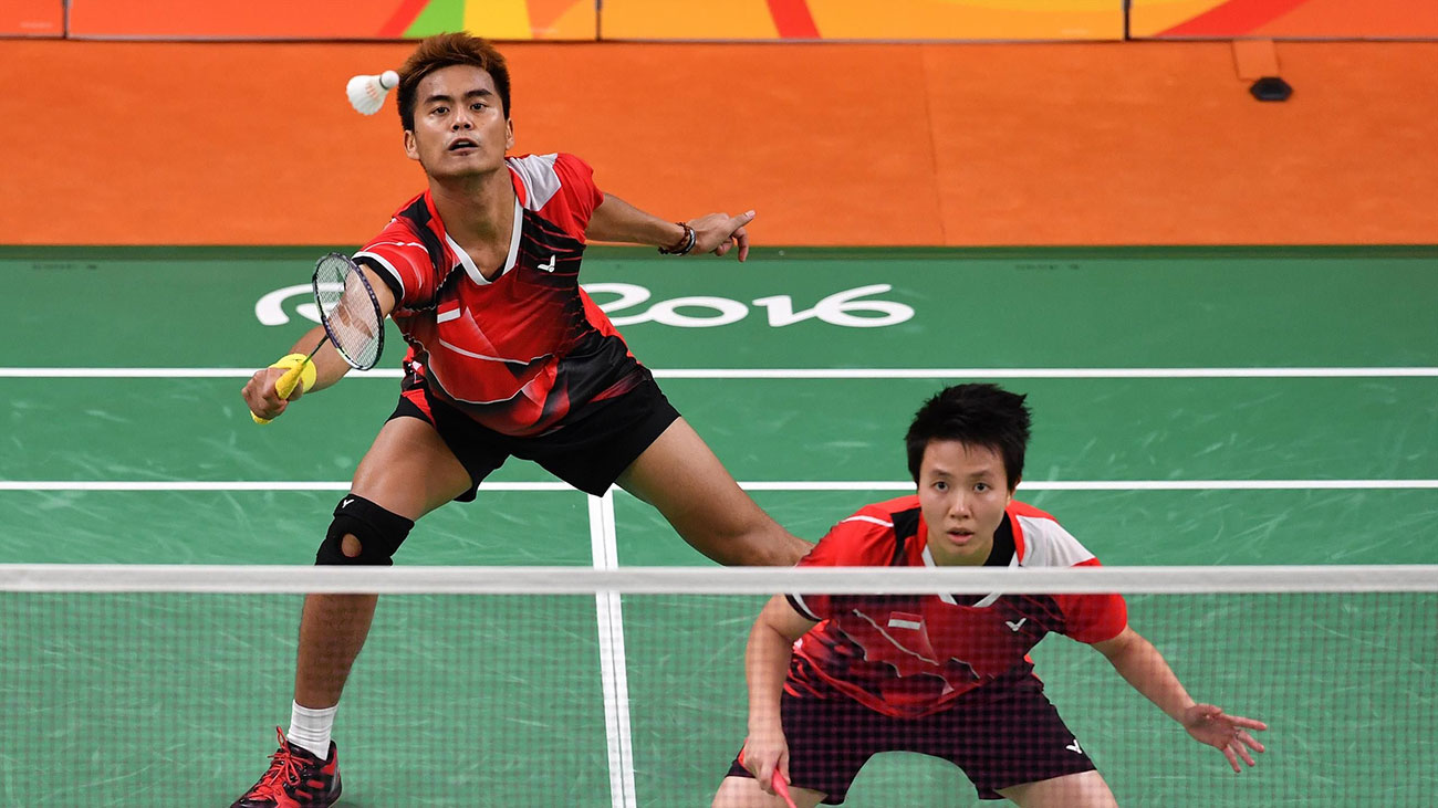 Tontowi Ahmad and Liliyana Natsir at the 2016 Rio Olympics