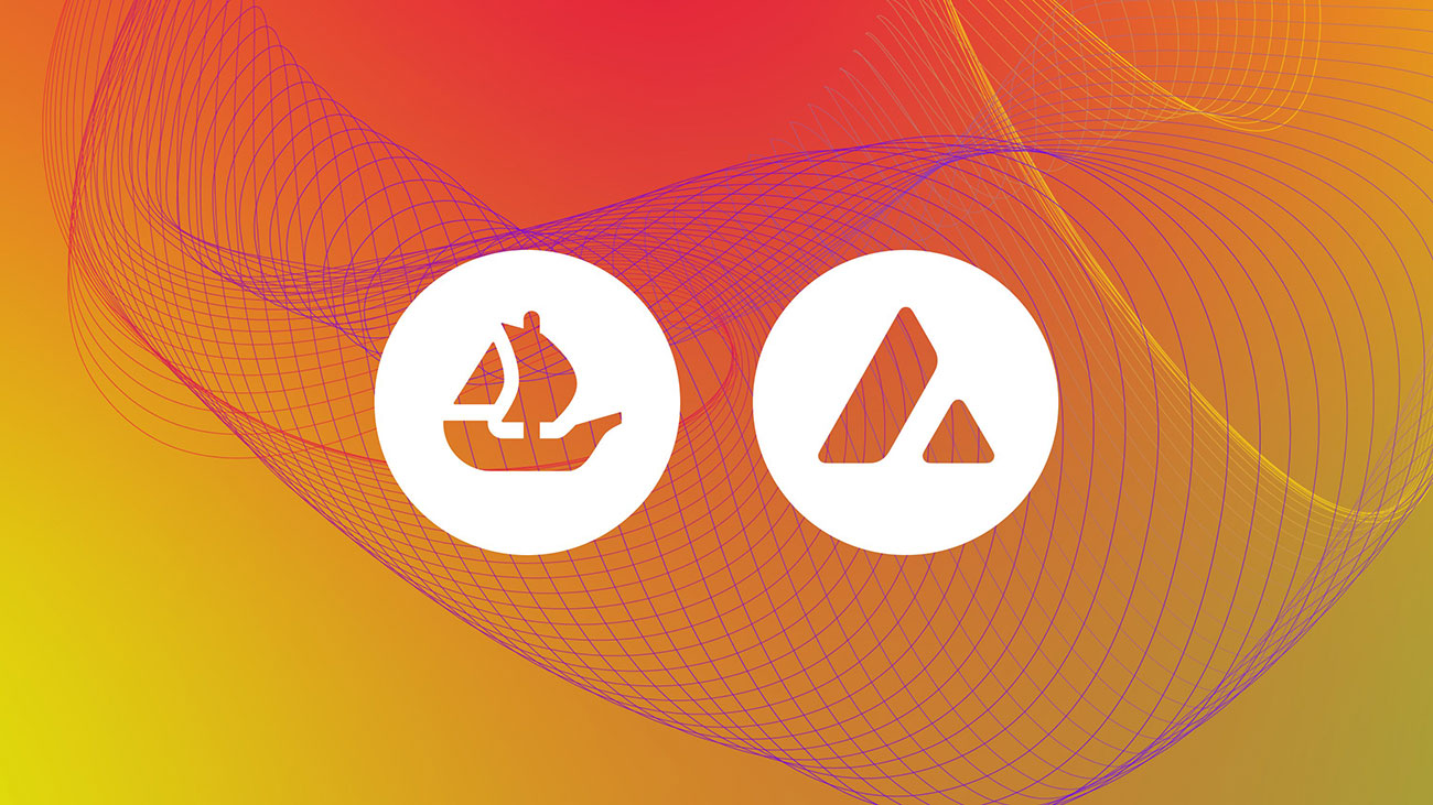 Logo OpenSea dan Avalanche
