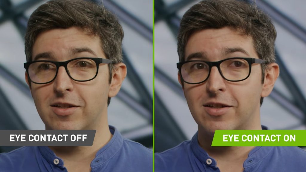 Nvidia Broadcast Eye Contact