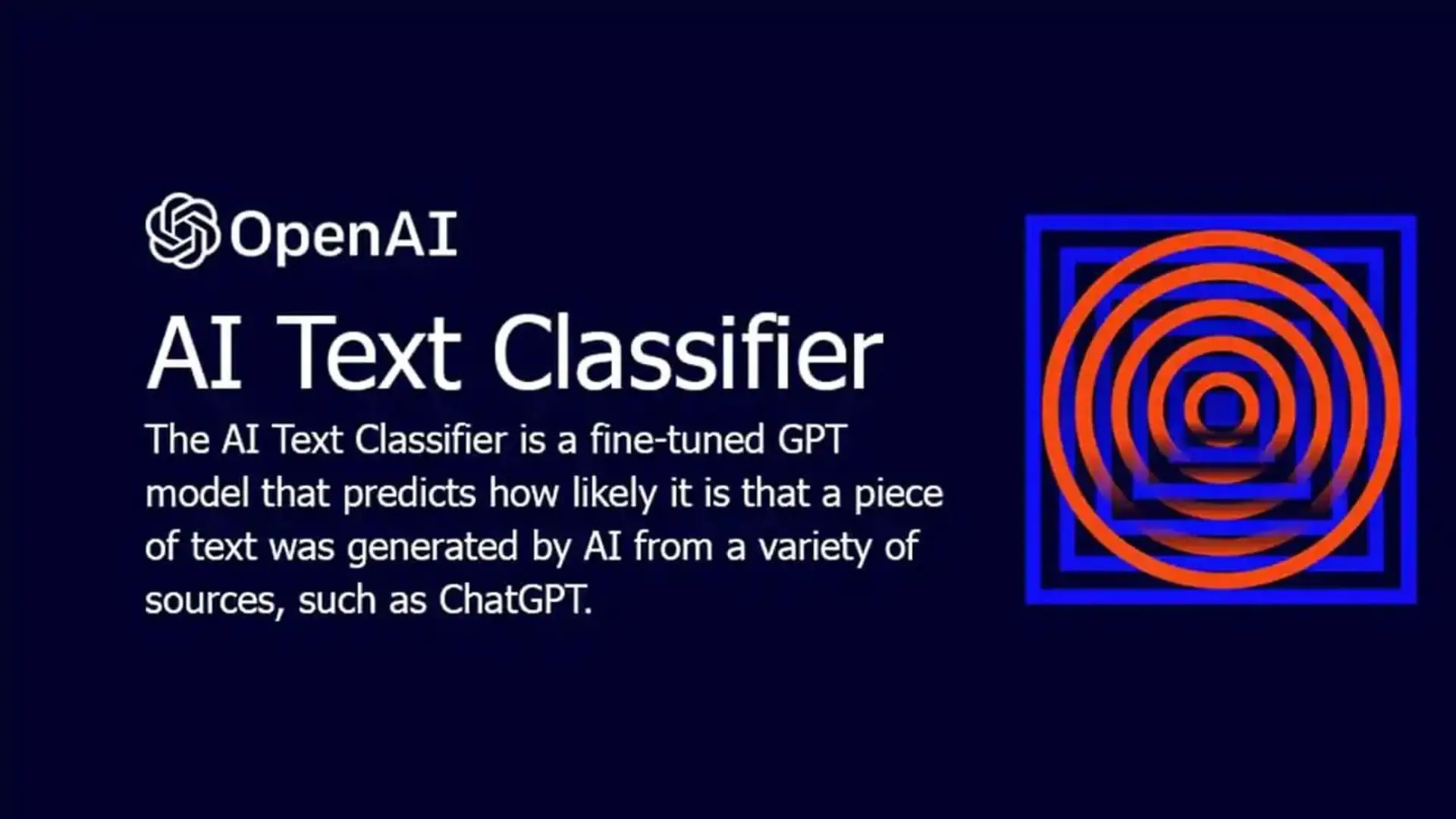 OpenAI AI Text Classifier