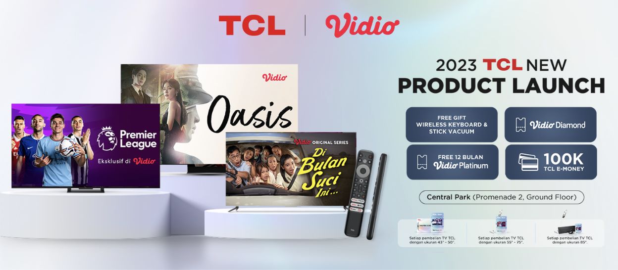 TV TCL Vidio