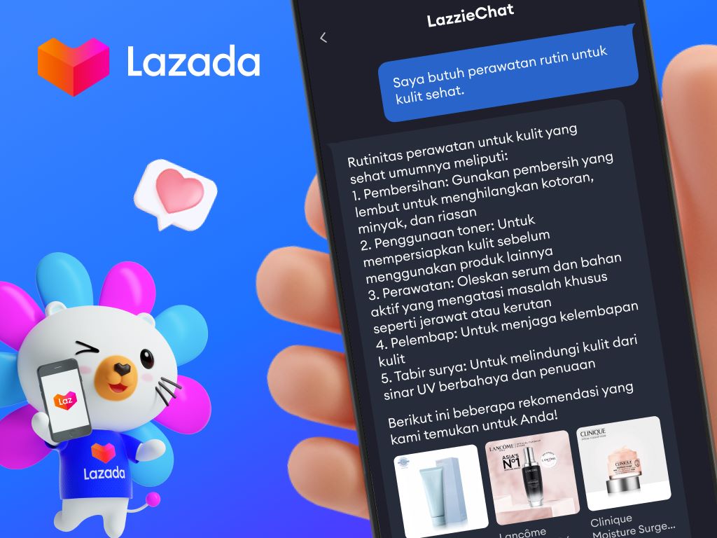 Chatbot AI Lazada