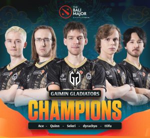 Gaimin Gladiators juara Bali Major