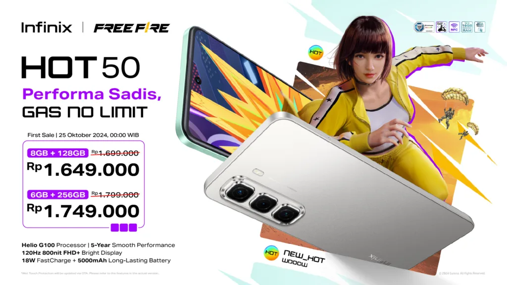 Infinix Launches HOT 50 Pro+: The World’s Thinnest Smartphone with JKT48 as Brand Ambassador