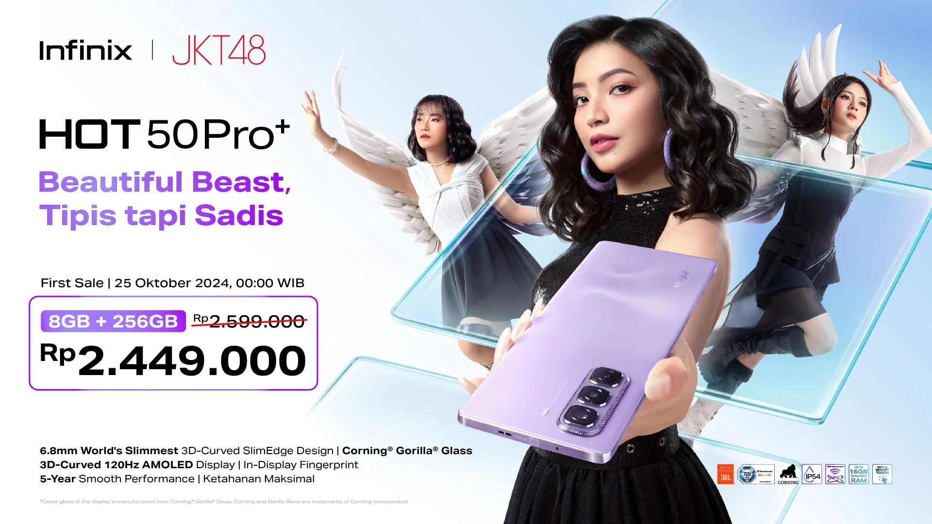 Infinix Launches HOT 50 Pro+: The World’s Thinnest Smartphone with JKT48 as Brand Ambassador