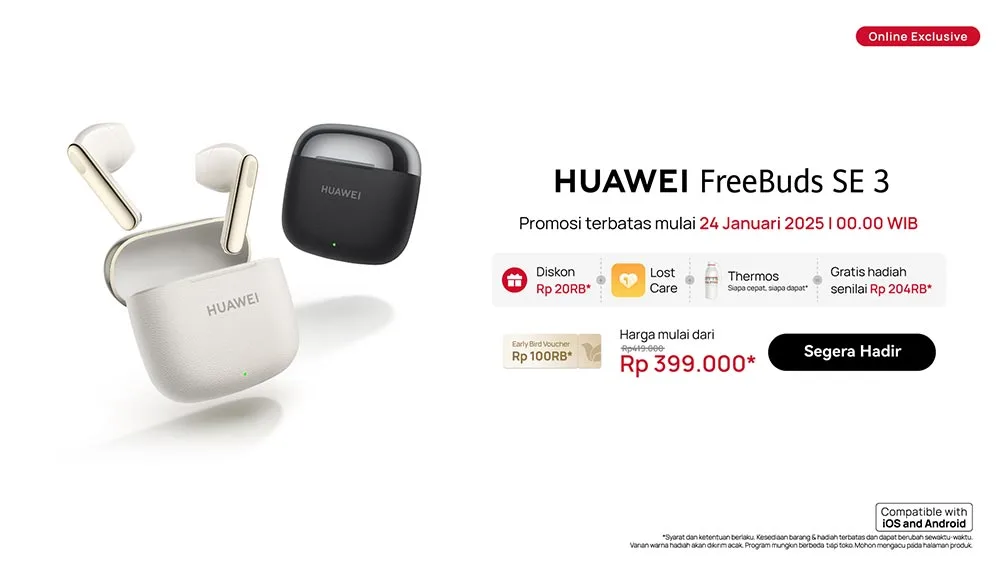 Huawei-FreeBuds-SE-3-Dijual-pada-24-Januari-2025,-Harga-Flash-Sale-Rp399.000