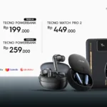 TECNO Perluas Portofolio AIoT: Smartwatch, TWS, dan Powerbank Terbaru Hadir di Indonesia