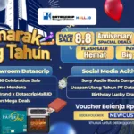 DatascripMall.ID Hadirkan Promo Spesial Agustus, Rayakan Ulang Tahun dan Kemerdekaan