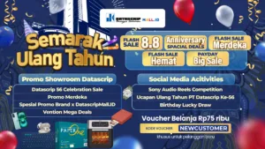DatascripMall.ID Hadirkan Promo Spesial Agustus, Rayakan Ulang Tahun dan Kemerdekaan