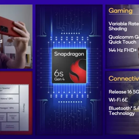 Qualcomm Umumkan Snapdragon 6s Gen 4 dengan Peningkatan CPU, GPU, dan Dukungan Layar 144Hz