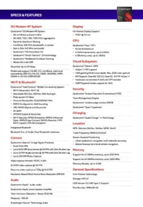 Spesifikasi Qualcomm Snapdragon 6s Gen 4