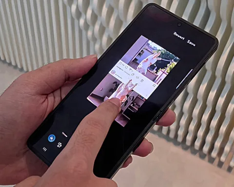 3 Langkah Bikin Konten 3D Split Screen Instagram Pakai Generative Edit di Galaxy Z Fold7 Z Flip7