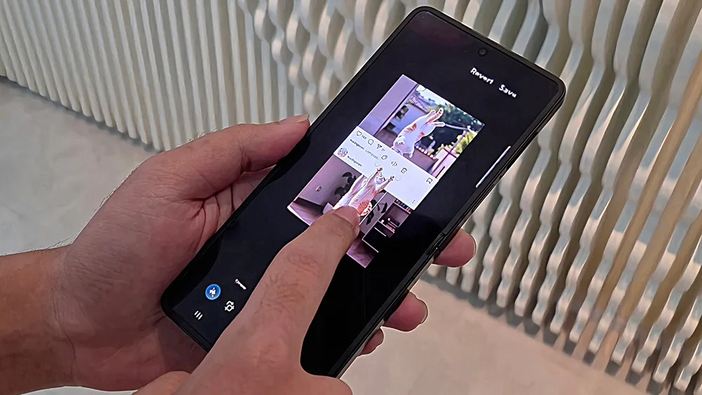 3 Langkah Bikin Konten 3D Split Screen Instagram Pakai Generative Edit di Galaxy Z Fold7 Z Flip7