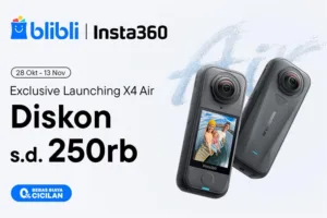 Insta360 X4 Air Hadir Eksklusif di Blibli, Mulai Rp7.180.000 Gratis 12 Bulan Perlindungan Lengkap