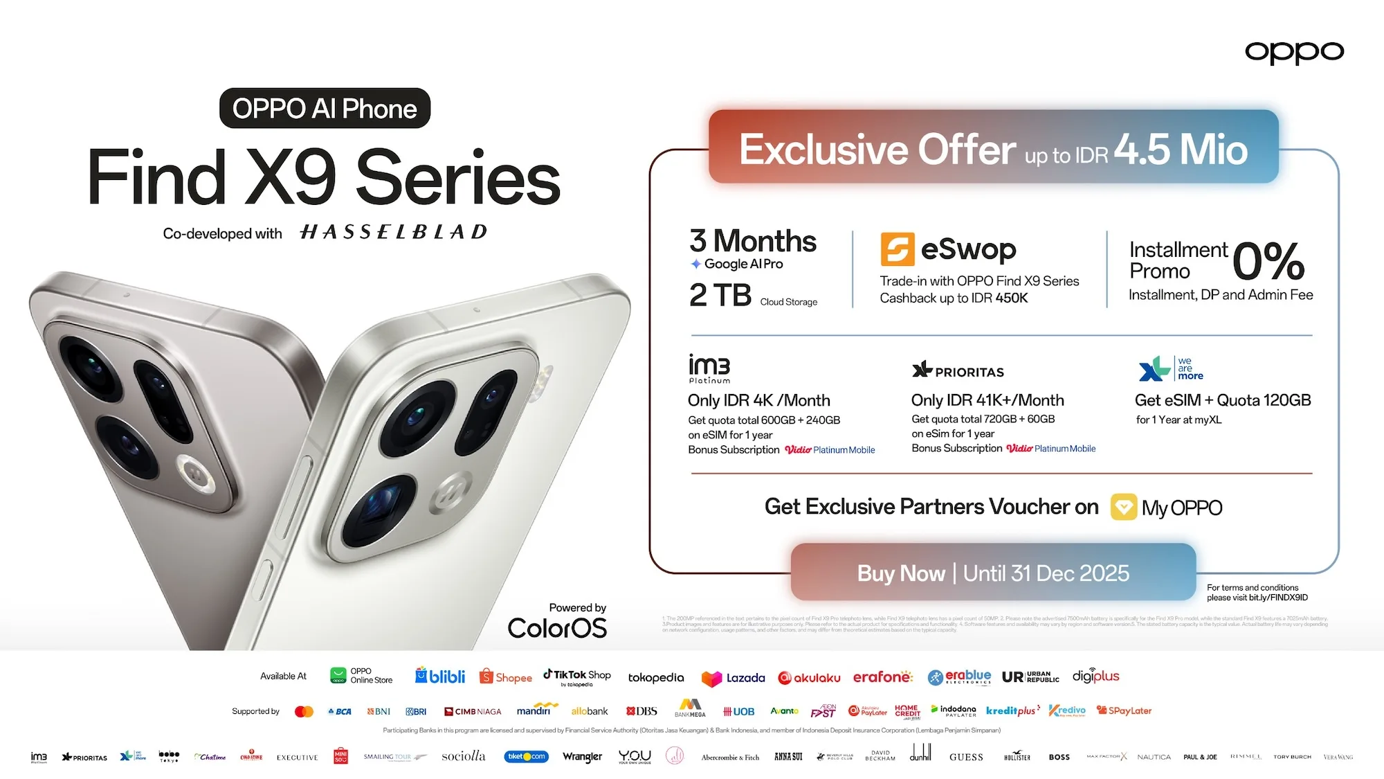 Find X9 Series promo