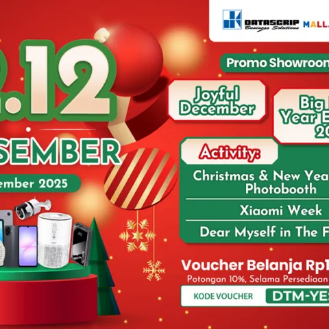 Siapkan Kebutuhan Natal dan Tahun Baru, DatascripMall.ID Hadirkan Momen Harbolnas dengan Promo 12.12 Dealsember