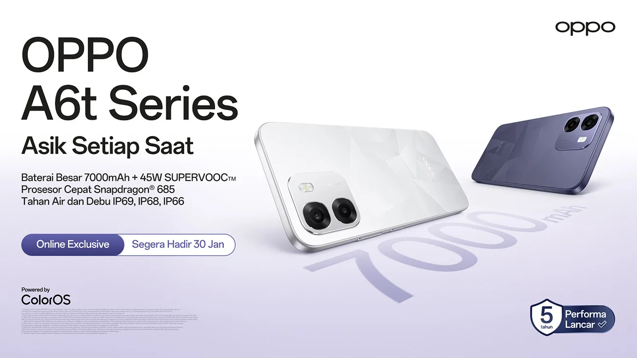 OPPO A6t Series Segera Hadir di Indonesia, Ini Fokus Utamanya