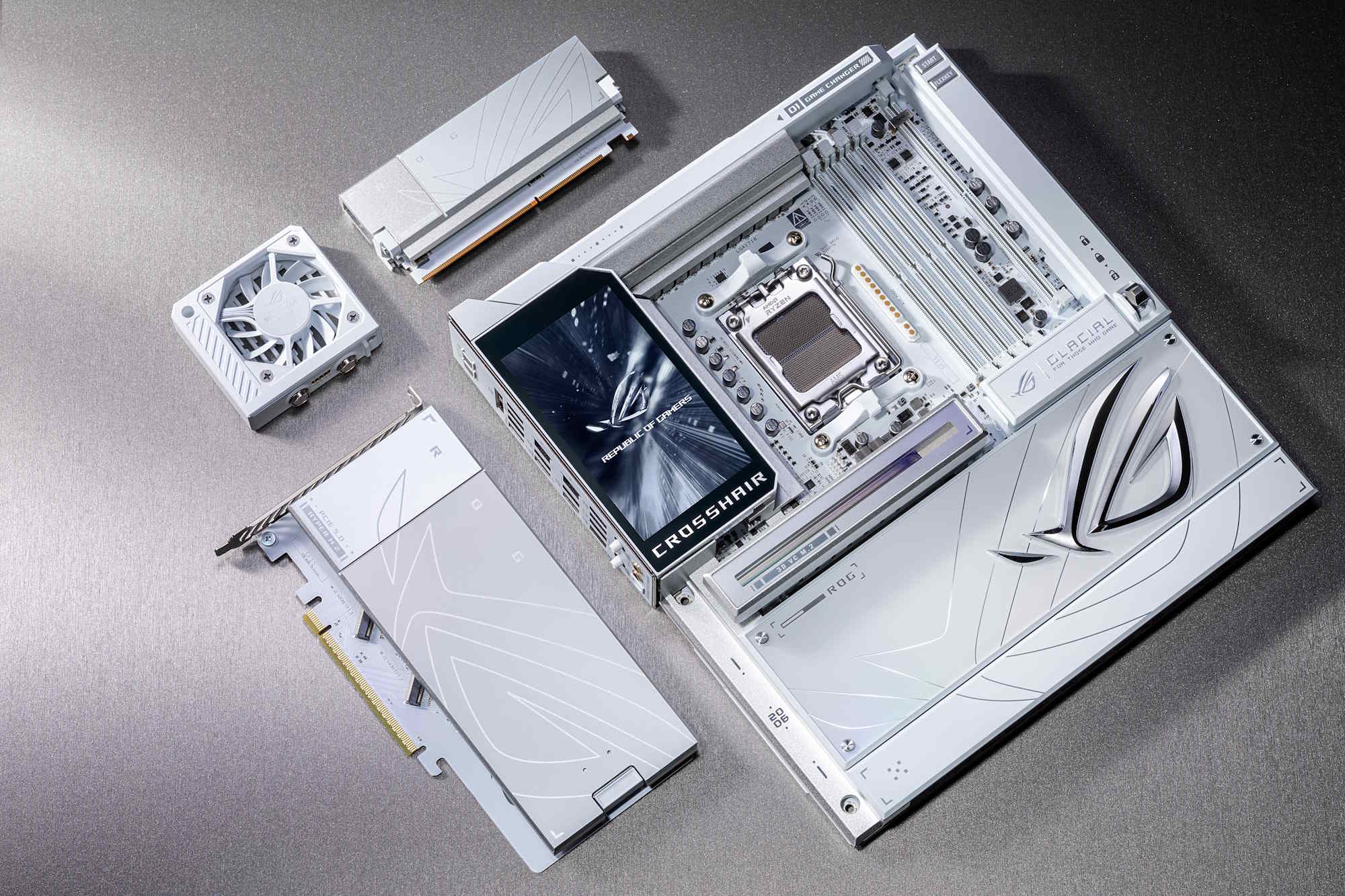 ROG Crosshair X870E Glacial