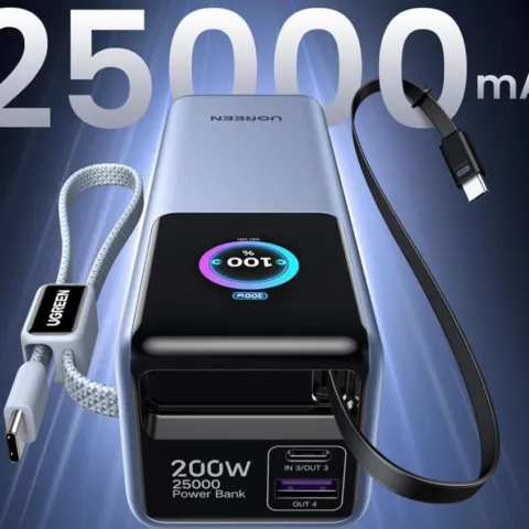 Baseus dan Ugreen Meluncurkan Powerbank 25.000 mAh 200W untuk Laptop Modern