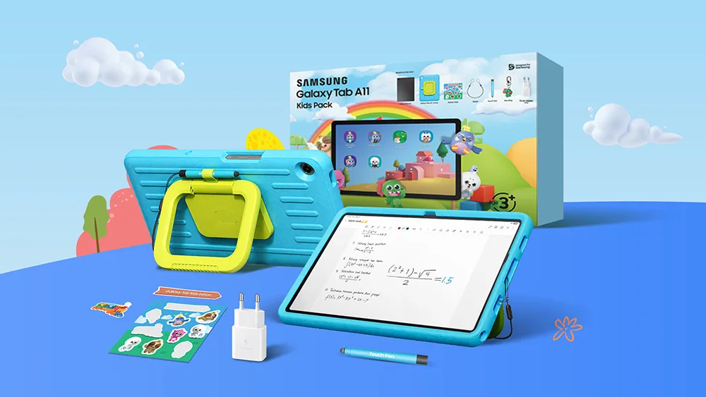 Galaxy Tab A11 Kids Pack Jadi Tablet Anak Paling ManTAB, Harga Rp2.499.000