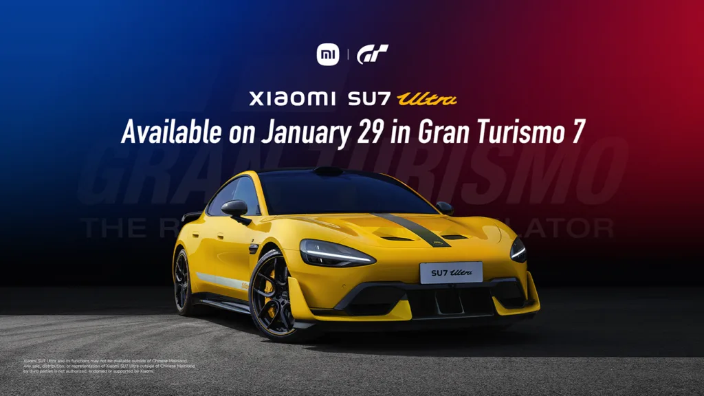Xiaomi SU7 Ultra in Gran Turismo 7
